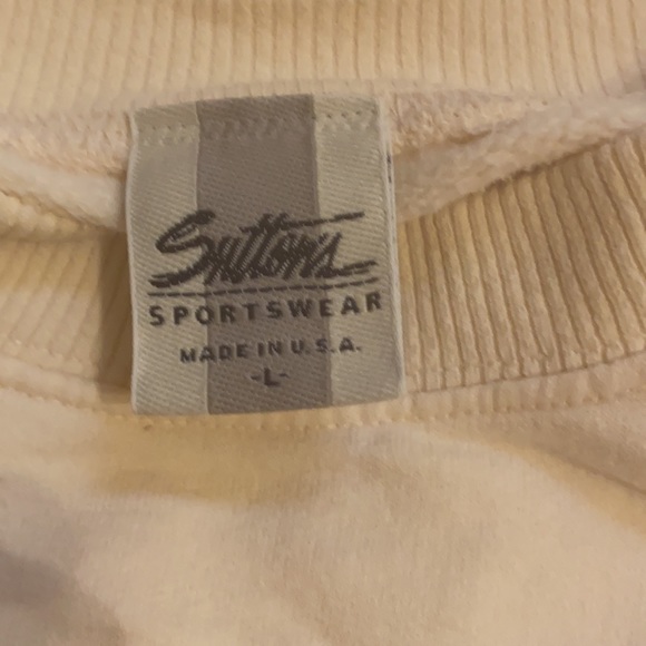 Souvenir Tahquamenon Falls Michigan cream unisex crew neck sweatshirt size large - Picture 5 of 9